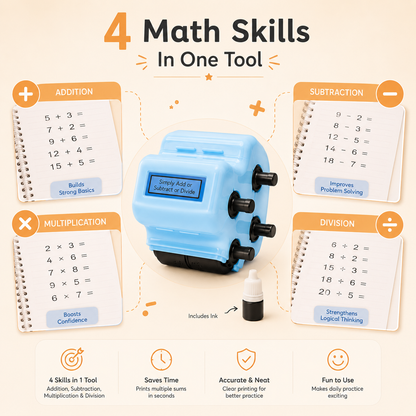 4 in 1 Maths Roller