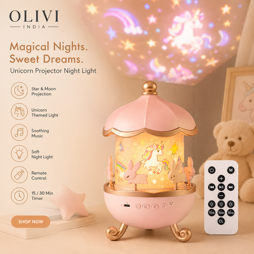 Bunny carousel night light